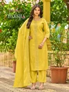 Daksha By Aanchi Roman Silk Kurti With Bottom Dupatta 